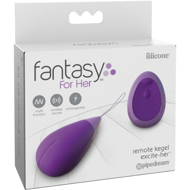 Fantasy for her egg-massager remote kegel excite-her sex toy