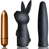 Rocks-off kit dark wishes silhouette dark desire sex toy rabbit bullet stimulation