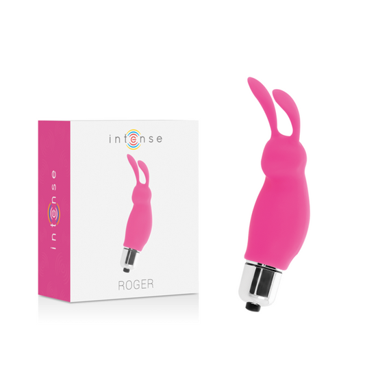 Intense rabbit roger pink small sex toy powerful vibration stimulator g-spot