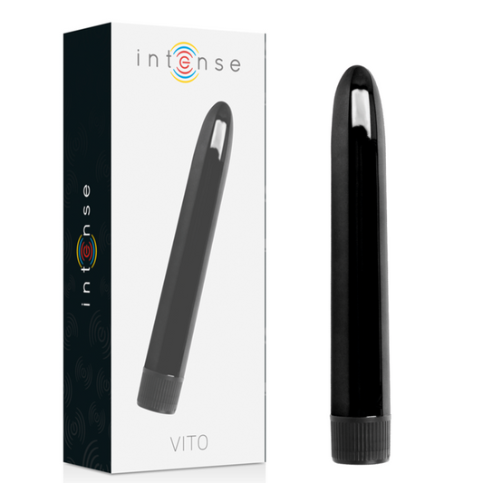 Intense vito vibrator sex toy black massager stimulation clitoris women