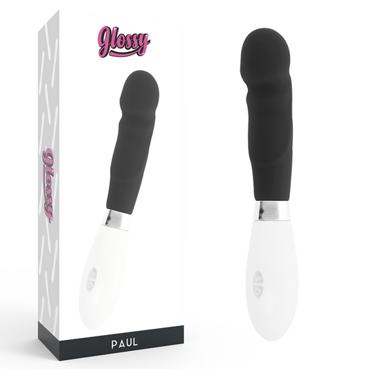 Glossy Paul sex toy clitoride strocker vibratore nero per donna