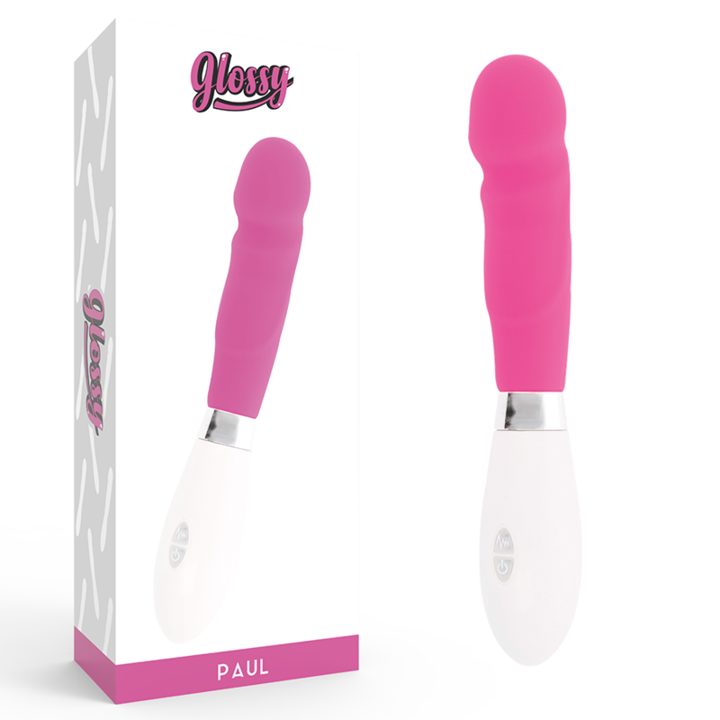 Glossy paul sex toy clitoris strocker vibrator pink for women