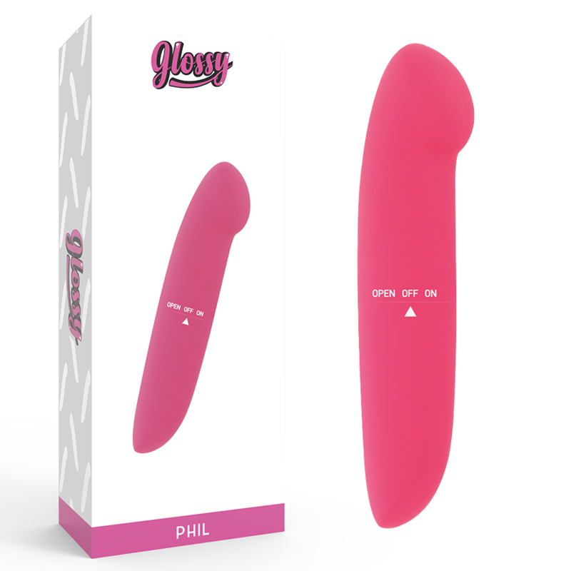 Lucido phil vibratore rosa stimolazione del punto G sex toy liscio e setoso massaggiatore da donna