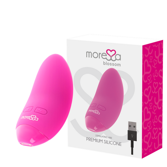 Moressa blossom pink vibrator luxury sex toy stimulating bullet mini massager