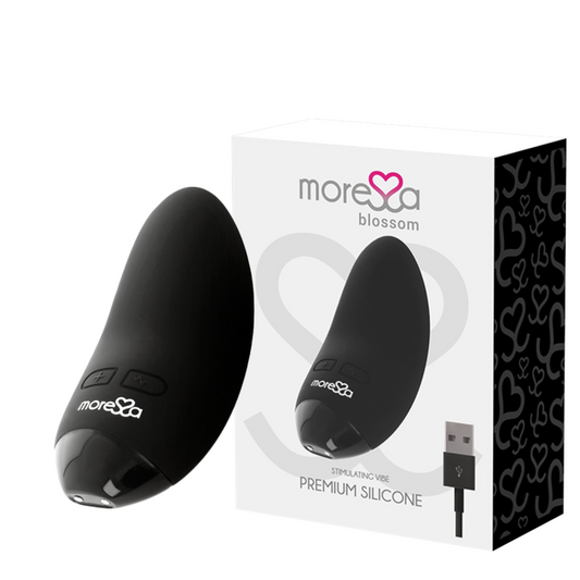 Moressa Blossom Black Mini-Massagegerät, Vibrator, Sexspielzeug, luxuriös, stimulierend