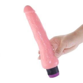 Sex toys realistic dildo 19.5cm powerful vibrator burning penis multispeed