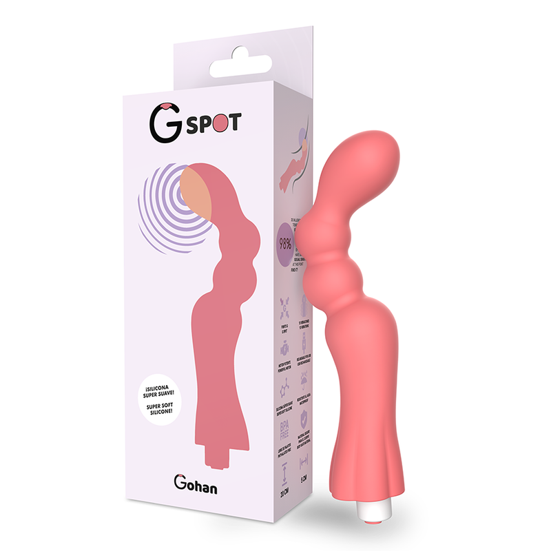 Vibrator g-spot gohan ergonomic top quality adult sex toys for women female red