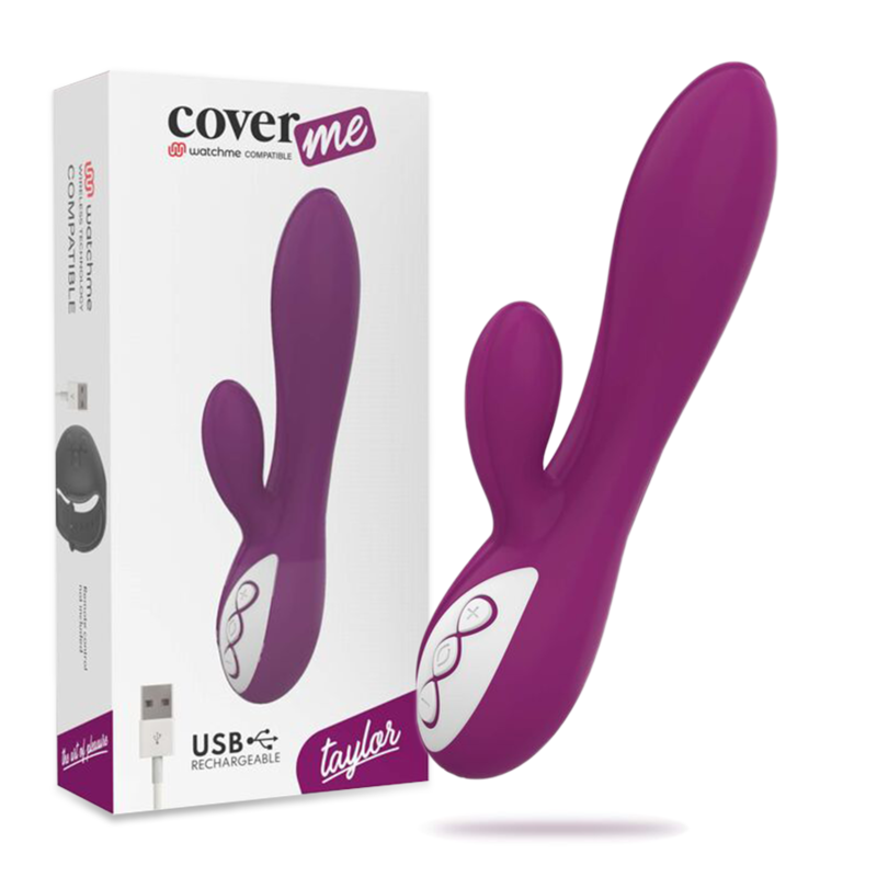 Taylor coverme vibratore ricaricabile sex toy in silicone flessibile impermeabile