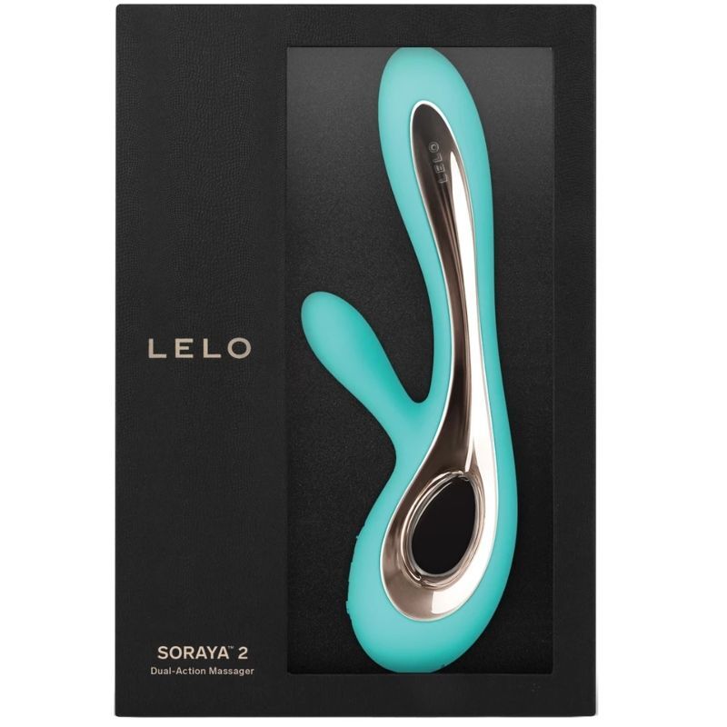 Lelo Soraya 2 aqua morbido silicone giocattolo del sesso stimolatore vibratore del coniglio del punto G