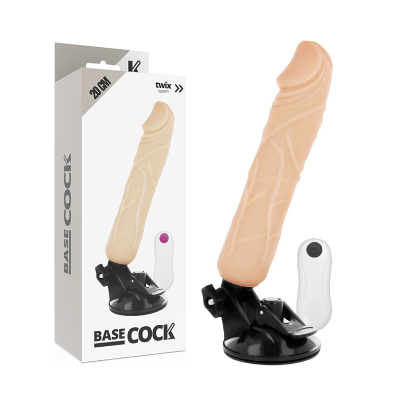 Giocattoli sessuali per donne, vibratore realistico con telecomando, basecock da 20 cm, naturale