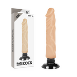Basecock realistic touch vibrator 2-1 natural 20cm vibrating dildo sex toy
