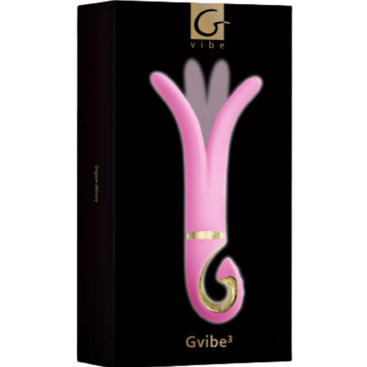 Paar-Vibrator, Sexspielzeug, G-Punkt-Dildo, weibliches Spielzeug für Erwachsene, Gvibe 3, Bonbonrosa