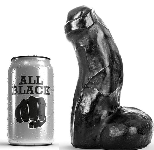 All black huge anal plug realistic dong 17cm big cock butt plug sex toys