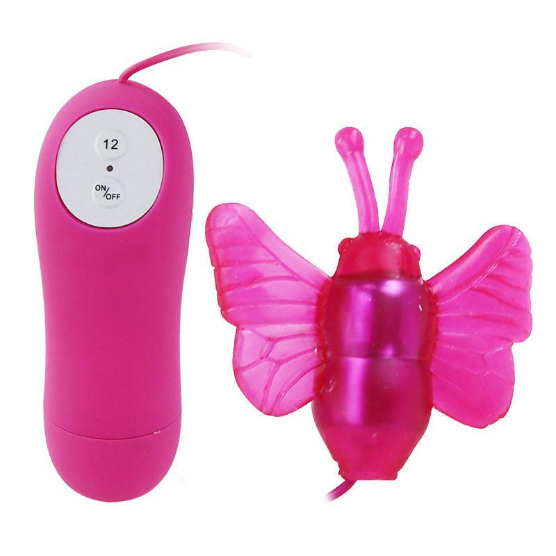 Stimolatore del clitoride vibratore del punto G 12V carino segreto farfalla proiettile giocattoli del sesso femminile