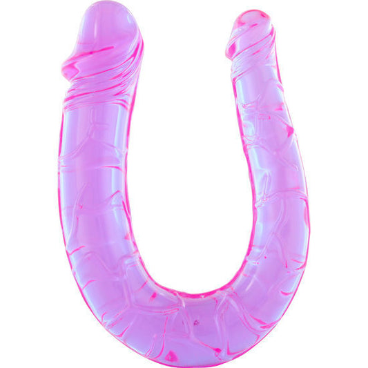 Penis von Sevencreations mit zwei flexiblen Gelköpfen