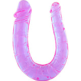 Sevencreations penis with two flexible jelly heads
