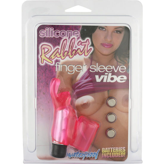 Sevencreations silicone rabbit finger sleeve vibe sex toy Clitoris stimulator