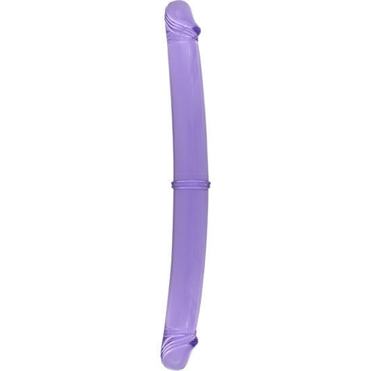 Sevencreations doppio pene twinzer 30 cm giocattoli sessuali viola
