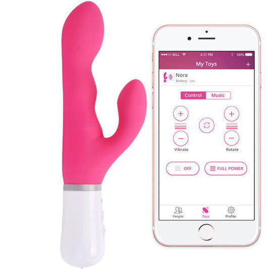 Lovense nora vibrator smart sex toys women rabbit clit stimulator app controlled