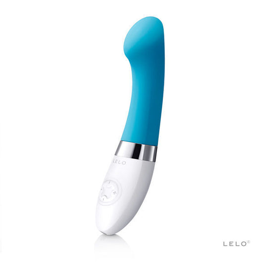 Lelo Gigi 2G-Punkt-Vibrator, blau, türkis, Sexspielzeug, Dildo-Massagegerät für Frauen