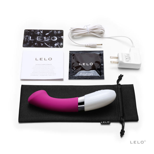 Lelo gigi 2 g-spot vibrator deep rose dildo sex toy massager women