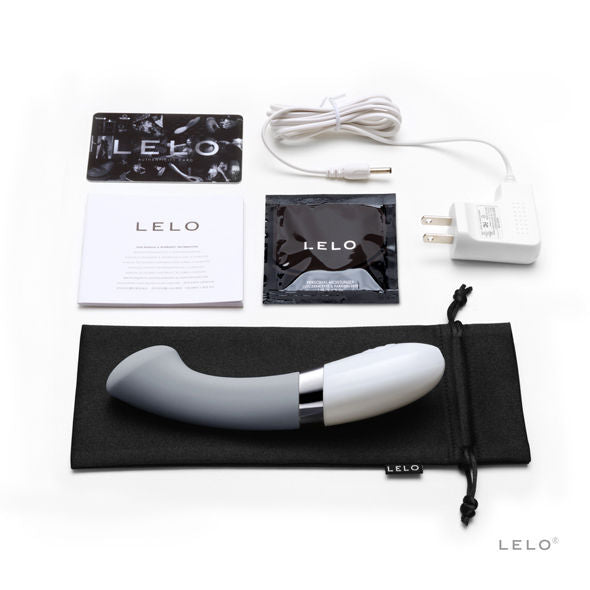 Lelo gigi 2 g-spot vibrator dildo cool gray sex toy women massager