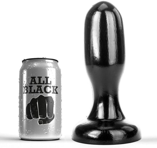 All black big dildo anal plug butt dilator sex toy prostate massager 19.5cm