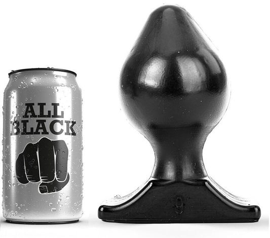 Anal plug all black big size butt hole dilator sex toys for couple 16.5cm