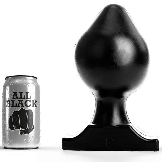 All black women anal dildo male prostate plug butt dilators sex toy anus 22.5cm