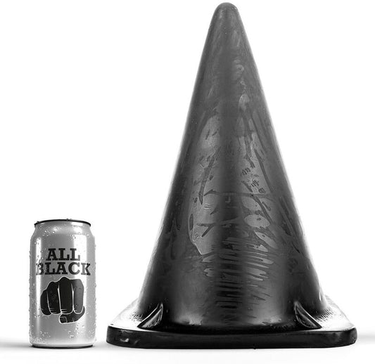 Female dildo butt anal toys all black triangular toy massager plug 30cm