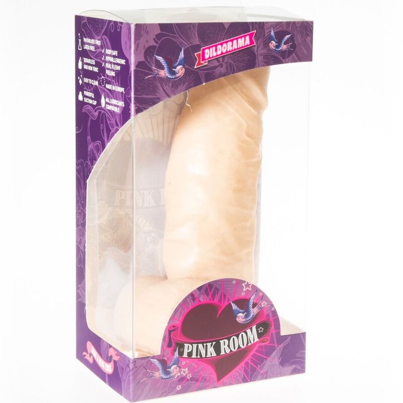 Pink room dayan realistic dildo natural 17cm