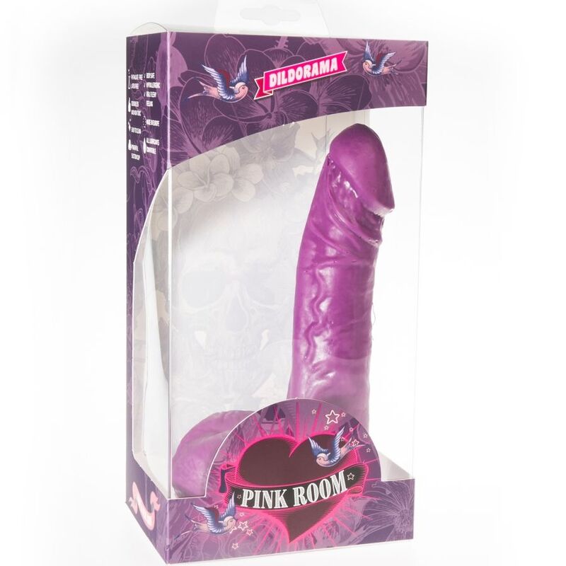 Fallo realistico Pink Room Eban viola 19 cm