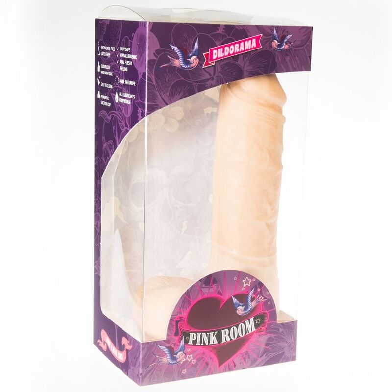 Pink room anton realistic dildo natural 21.5cm