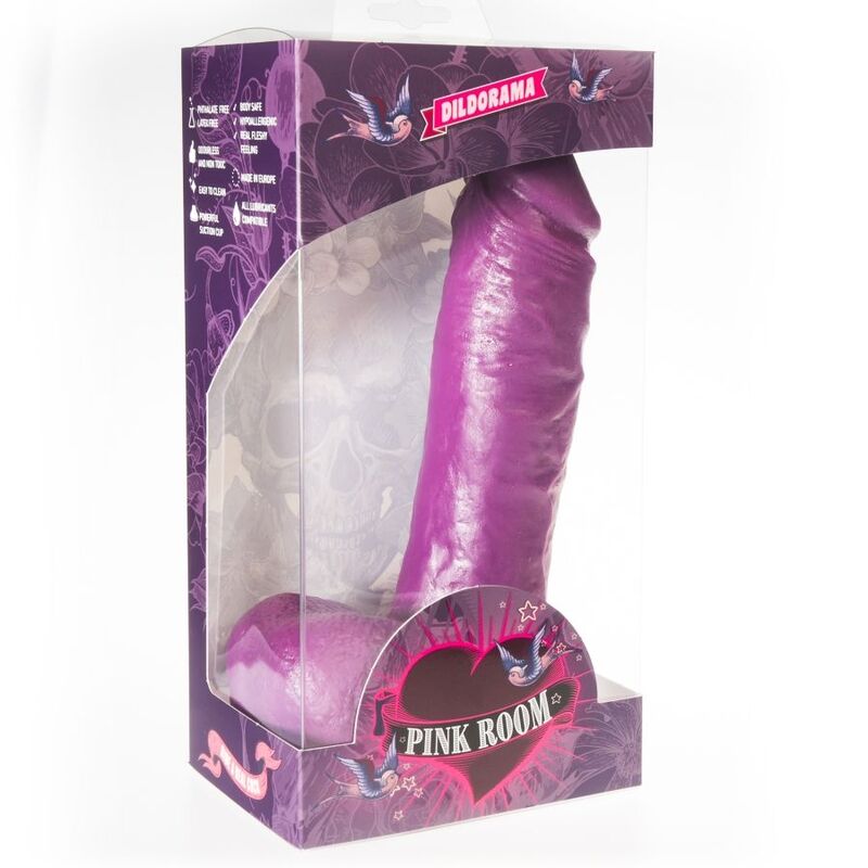 Pink room anton realistic dildo purple 21.5cm