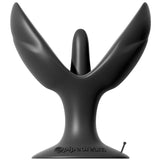 Anal fantasy collection insta-gaper anal flexible sex toy black silicone