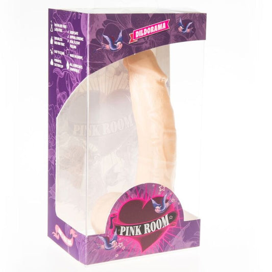 Pink room connor realistic dildo natural 16cm