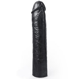 Aufgehängtes System realistischer Dildo Farbe Schwarz Benny 25,5 cm