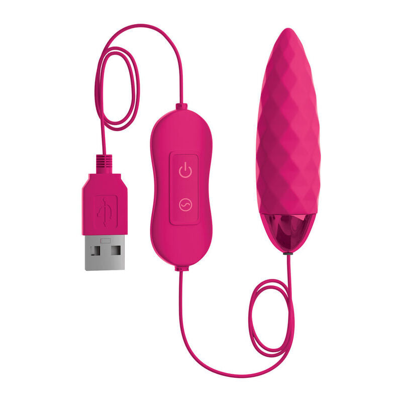 Omg fun vibrating bullet pink luxe sex toy soft silicone g-spot stimulator