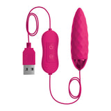 Omg fun proiettile vibrante rosa lussuoso sex toy stimolatore del punto G in silicone morbido