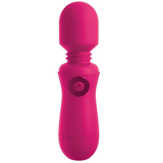 Sex toy g-spot stimulator omg enjoy vibrating wand pink smooth silicone