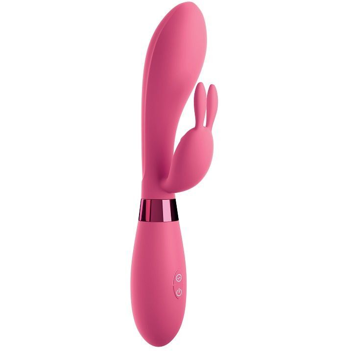 Omg selfie silicone multispeed vibrator g-spot rabbit adult sex toy dildo female pink