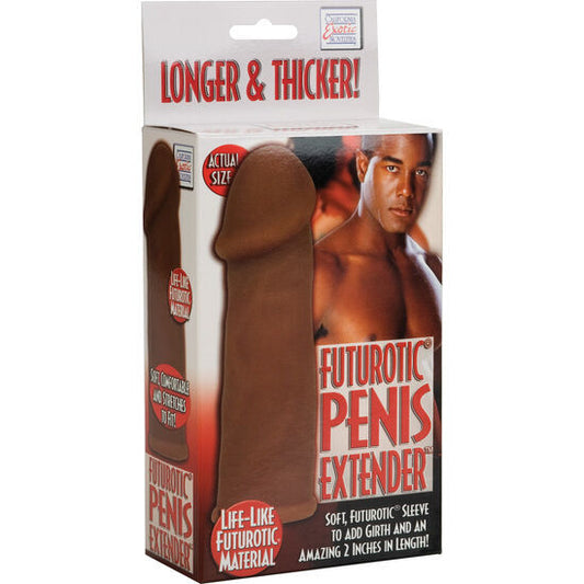 Calex futurotic brown penis extension sheath