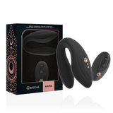 Rithual kama remote control couples massager black azabache vibrating sex toy