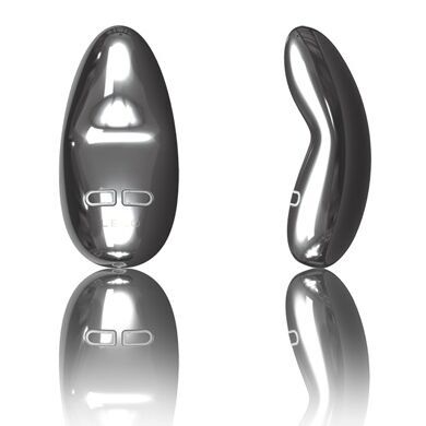 Lelo Yva vibratore argento sex toy di lusso in acciaio inossidabile stimolazione liscia