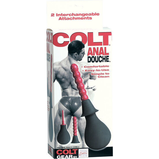 Colt anal douche sex toy interchangeable for greater hygiene couple women men