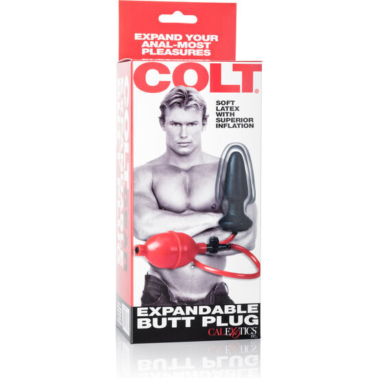 Colt expandable inflatable anal plug butt dilator sex toy prostate massager