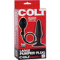 Colt large pumper plug black inflatable plug sex toy anal with suction cup