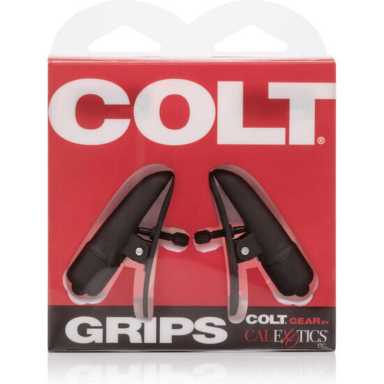 Colt grips vibrating nipple stimulator clamps sex toy