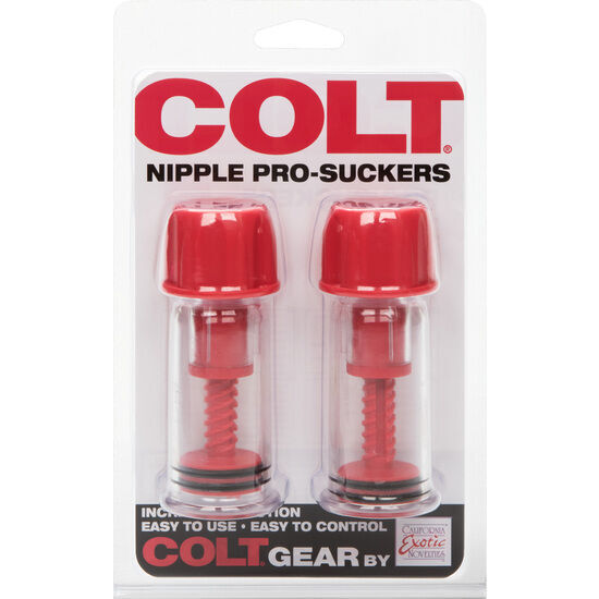 Colt Red Nippel Pro-Suckers Vakuum-Saugnäpfe, rotierendes Schröpf-Twist-Vergrößerungsspielzeug