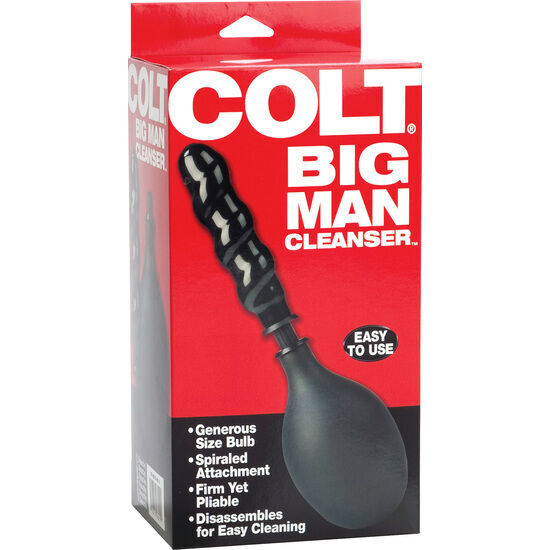 Colt big man cleanser anal douche black sex toy